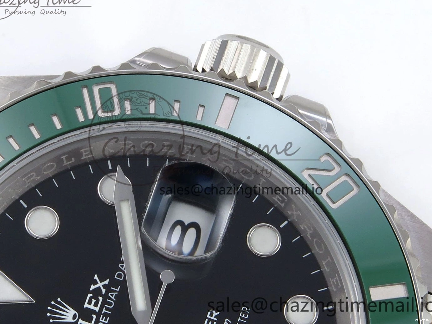 V2 SS HGF Dial Edition Black Green Best on 126610 Submariner LV SH3235 1:1 Bezel Bracelet 0226